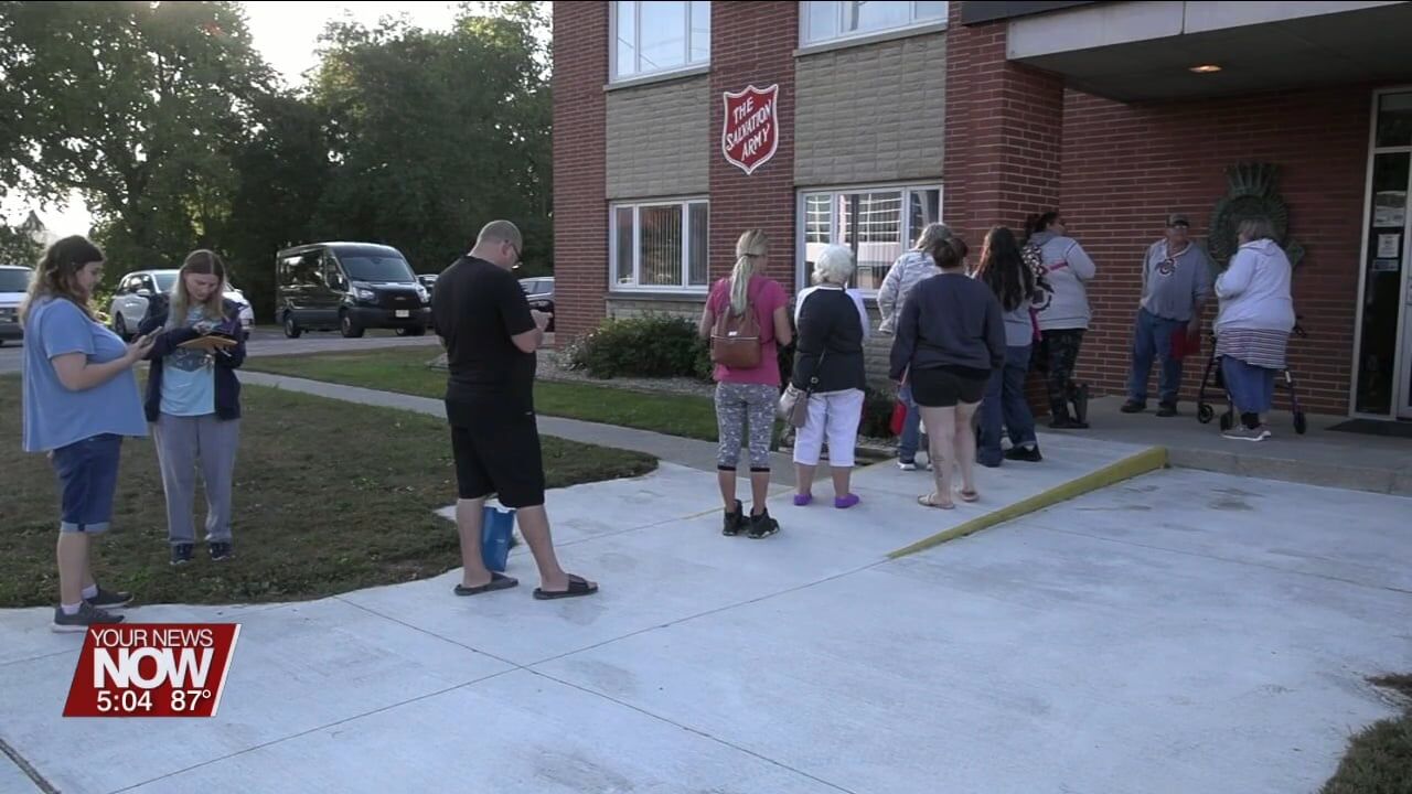 Sign-ups are underway for Christmas assistance from the Lima Salvation Army